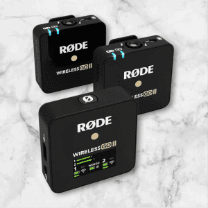 Rode Wireless Go II Dual Channel Wireless Microphone System, Black (Model Number: WIGOII)