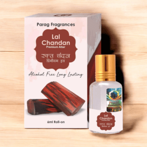 Parag Fragrances Real and Natural Lal Chandan (Red Sandalwood) Attar For Personal and Religious Use (Lal Chandan)