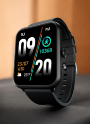 Fire-Boltt Ninja Call Pro Plus Smart Watch 1.83 inch with Bluetooth Calling, AI Voice Assistance, 100 Sports Modes IP67 Rating, 240 * 280 Pixel High Resolution (Black)