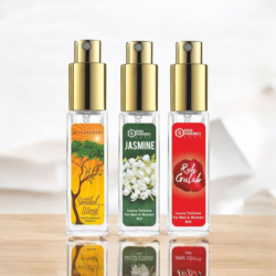 Parag Fragrances Combo Pack of Long Lasting Perfume 8ml x 3 pc Total 24ml Perfume Spray For Men and Women (Mysore Sandal/Jasmine/Ruh Gulab)