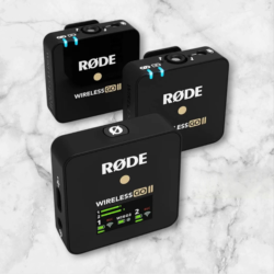Rode Wireless Go II Dual Channel Wireless Microphone System, Black (Model Number: WIGOII)