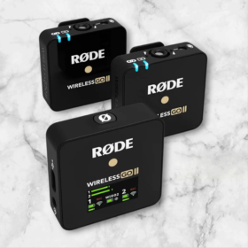 Rode Wireless Go II Dual Channel Wireless Microphone System, Black (Model Number: WIGOII)