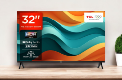 TCL 79.97 cm (32 inches) Metallic Bezel-Less S Series FHD Smart Android LED TV 32S5500AF (Black)